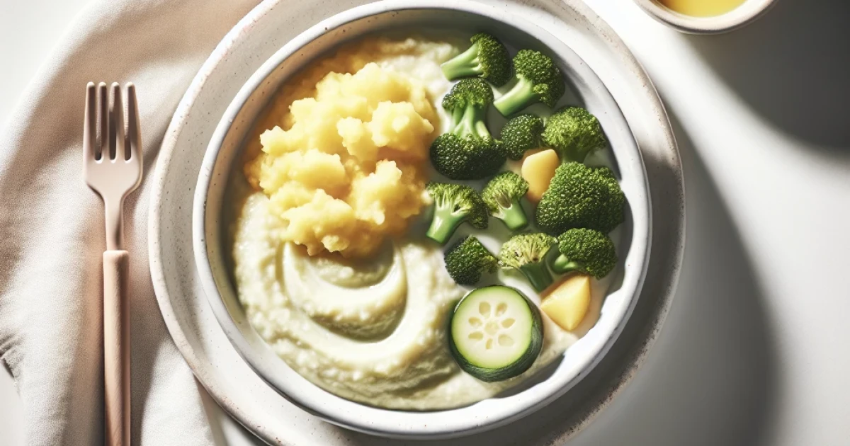 Broccoli Potato Mash for a Baby - Recipe - WhatsCook