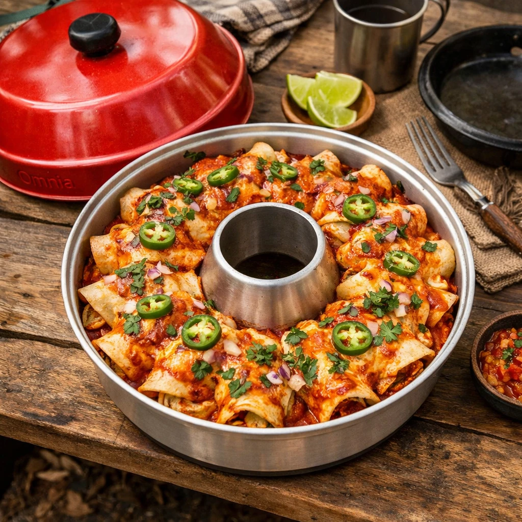 Omnia Hühnchen Enchiladas