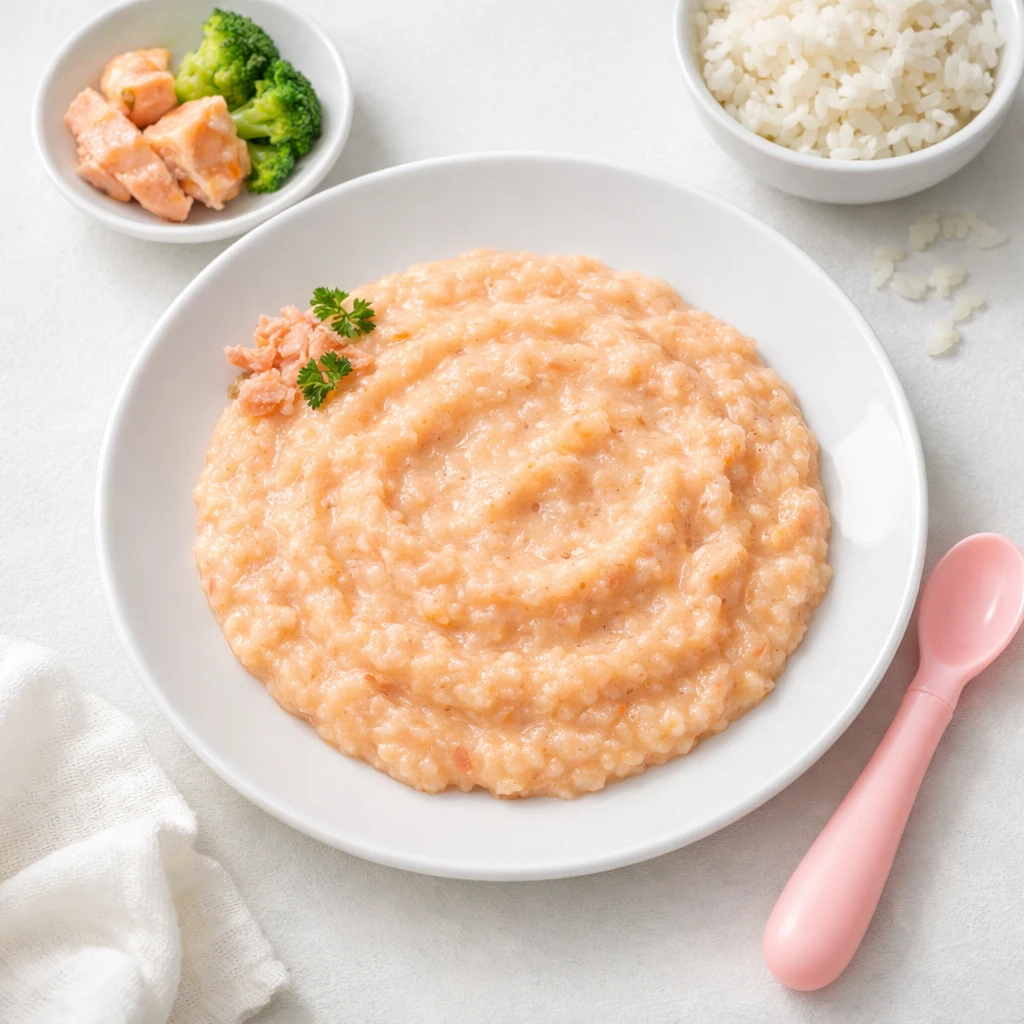 Lachs-Reis-Püree für Baby