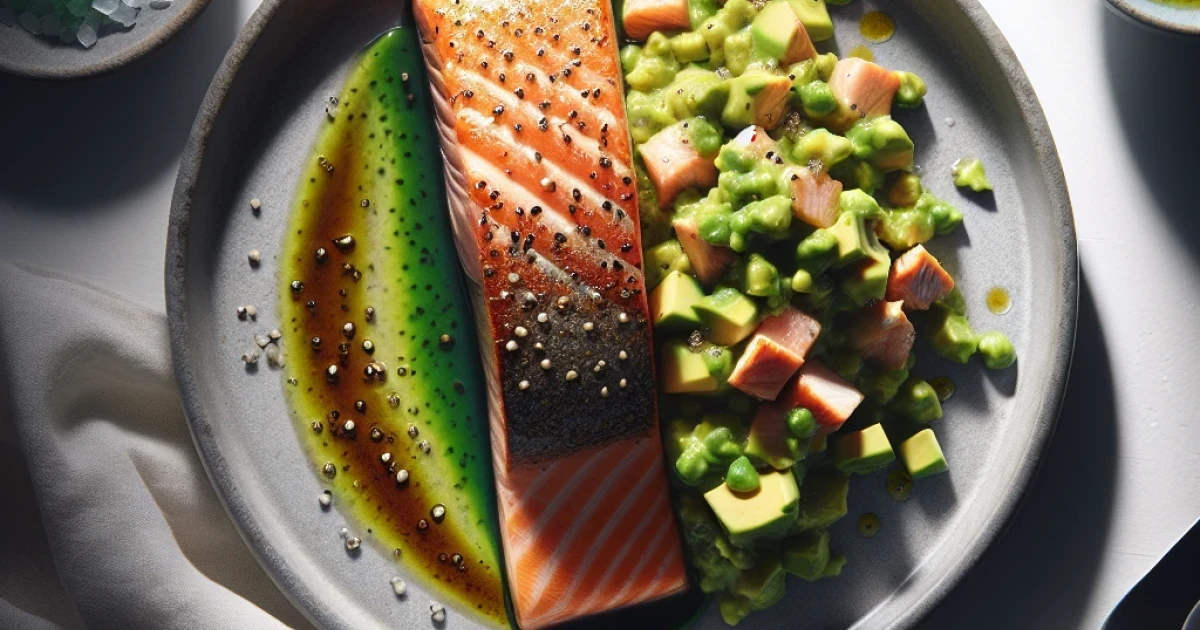 Salmon with Avocado Salsa - Recipe - WhatsCook