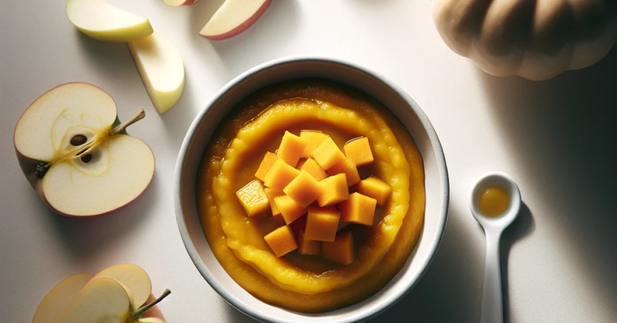Butternut Squash Apple Purée for a Baby - Recipe - WhatsCook
