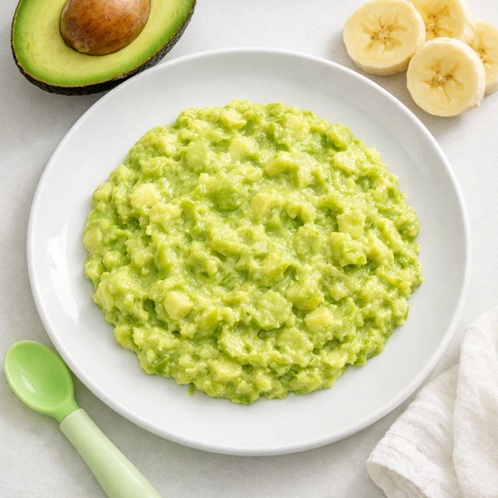 Avocado Bananen Brei für Baby
