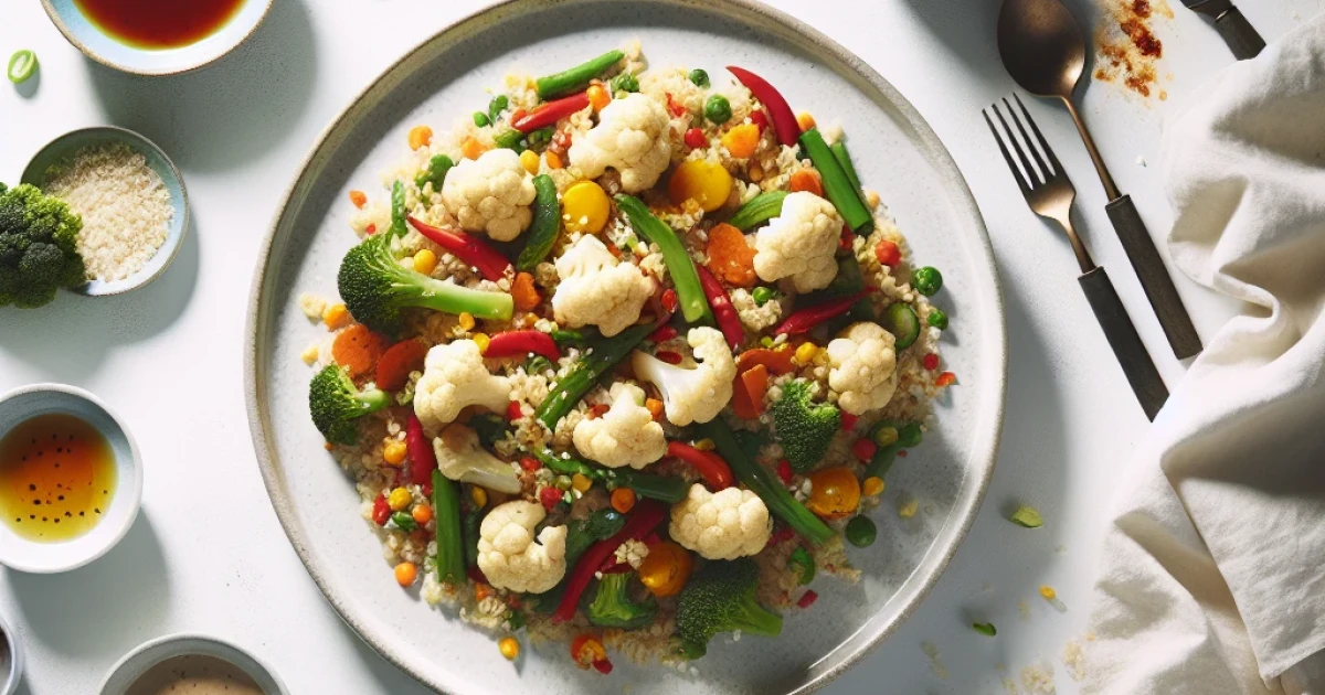 Cauliflower Rice Stir-Fry - Recipe - WhatsCook